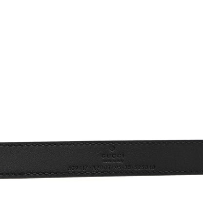 Gucci Calfskin Double G 20mm Belt 95 38 Black 5 of 5