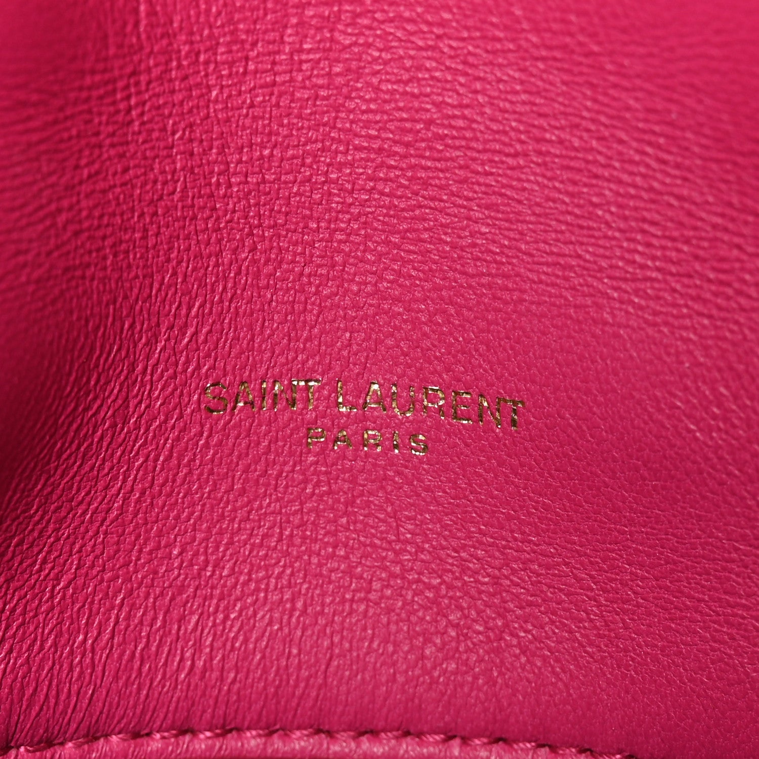 Saint Laurent Lambskin Quilted Toy Loulou Puffer Monogram Chain Satchel Bubblegum 6 of 8