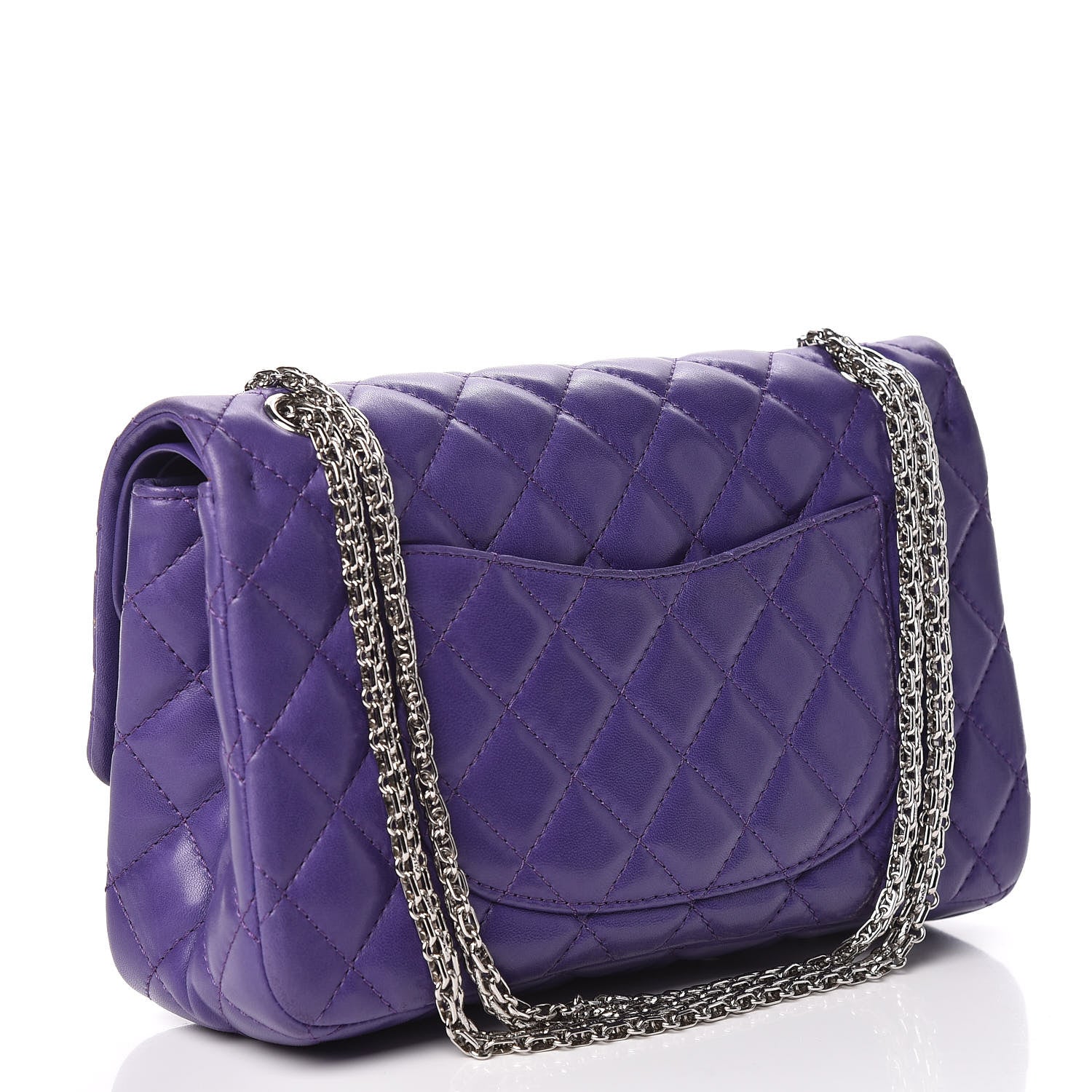 Chanel Lambskin Quilted 2.55 Reissue 226 Flap Purple 4 of 13