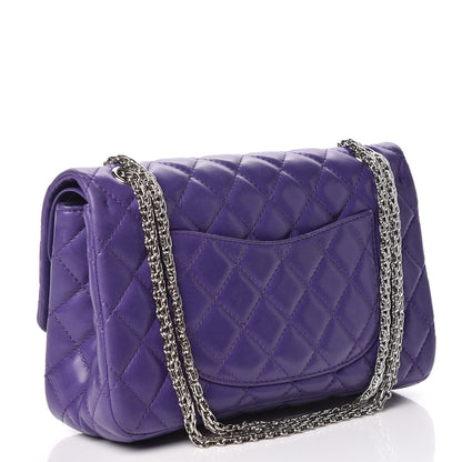 Chanel Lambskin Quilted 2.55 Reissue 226 Flap Purple 4 of 13