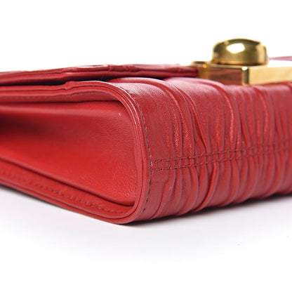 Prada Nappa Gaufre Crossbody Fuoco 11 of 13