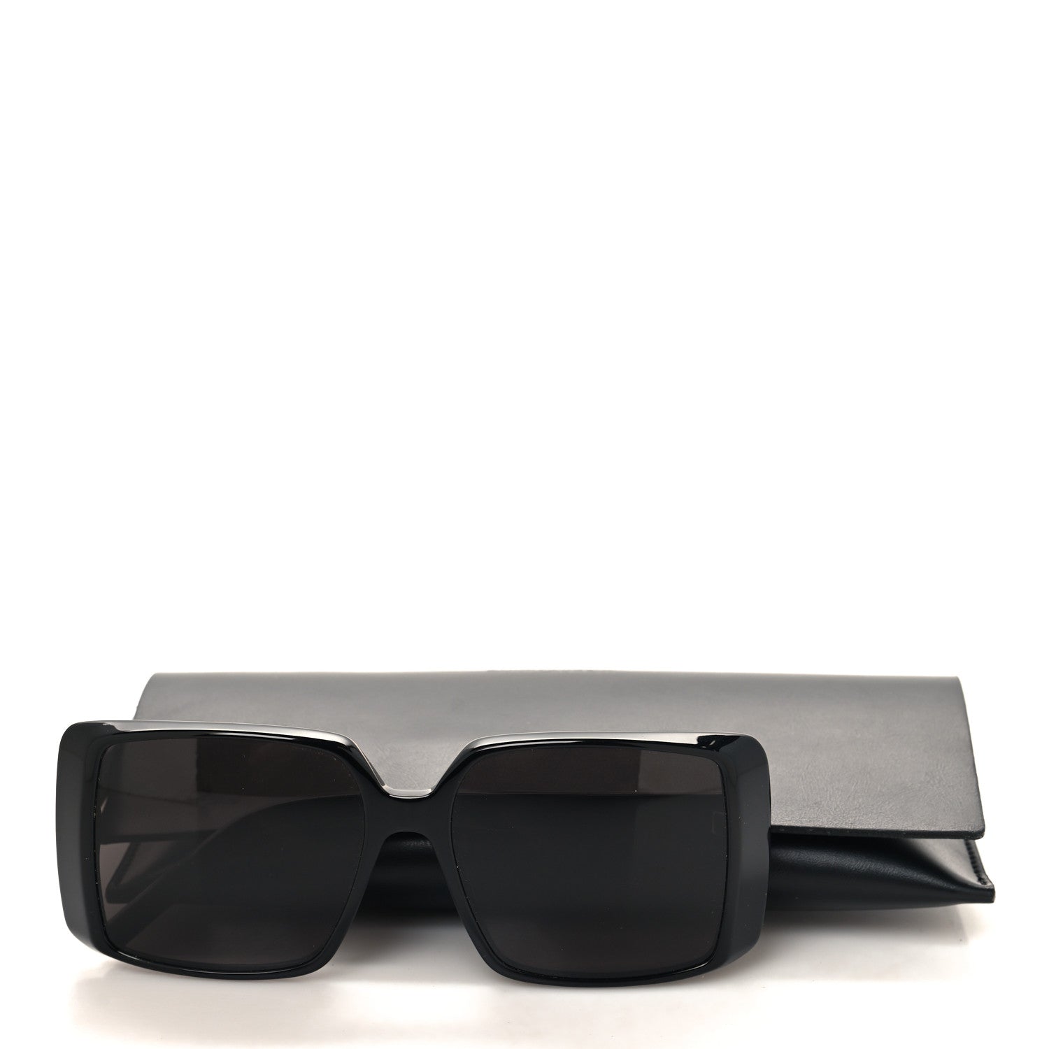 Saint Laurent Acetate Square Sunglasses SL451 Black 7 of 7