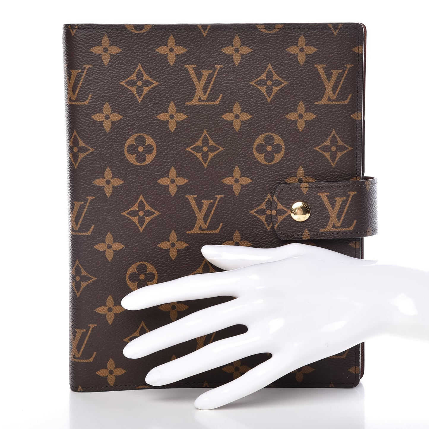 Monogram Large Ring Agenda Cover