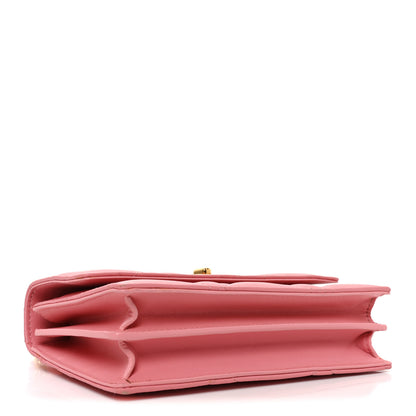 Christian Dior Lambskin Macrocannage Mini Miss Caro Bag Pink 4 of 11
