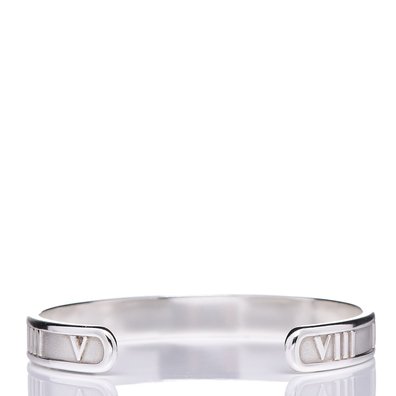 Tiffany Sterling Silver Atlas Cuff Bracelet 3 of 4