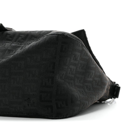 Fendi Zucchino Mama Baguette Black 17 of 19