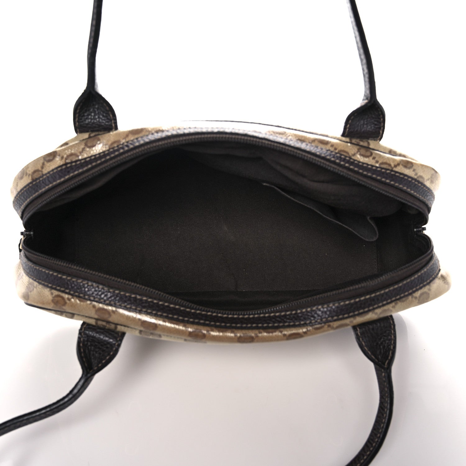 Gucci Crystal Monogram Web Princy Boston Brown 5 of 21