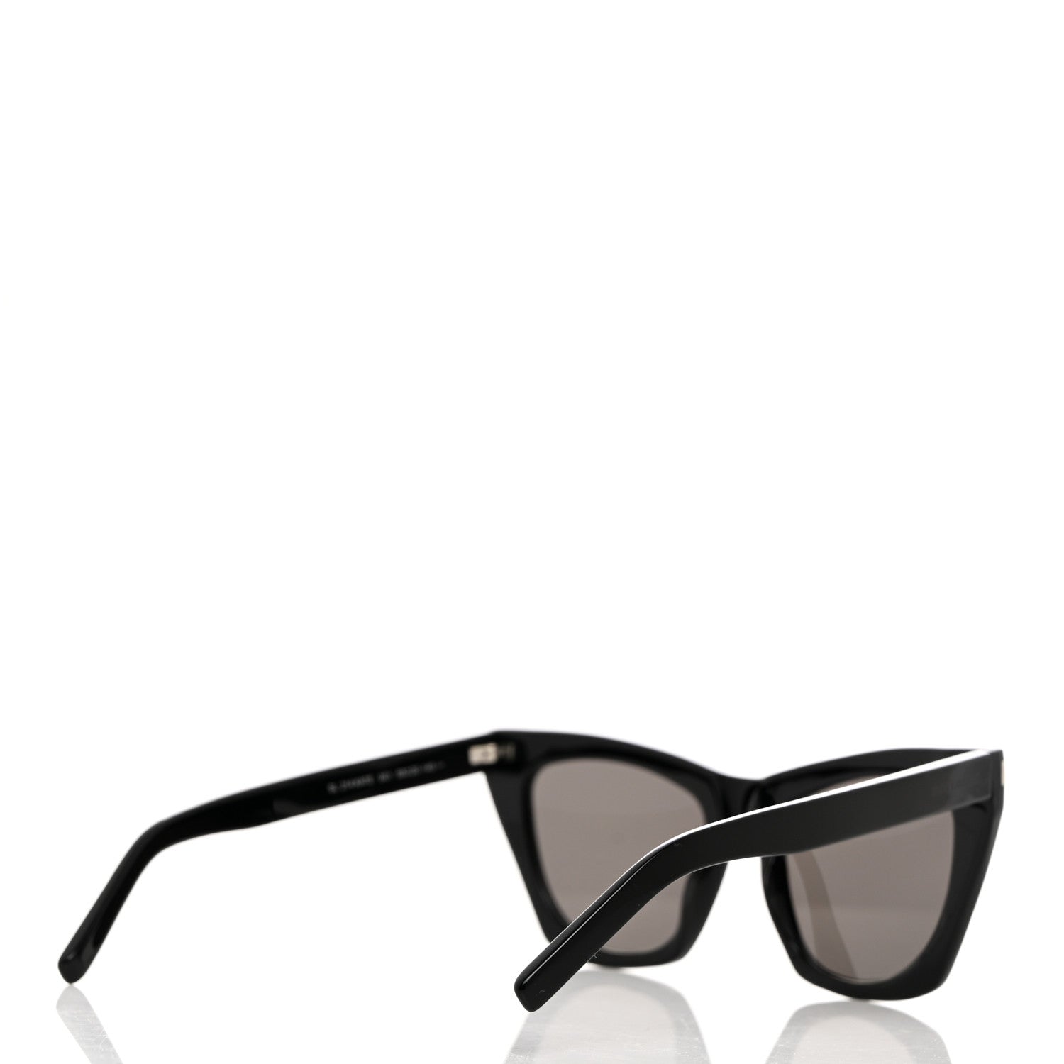 Saint Laurent New Wave SL214 Kate Cat Sunglasses Black 4 of 8