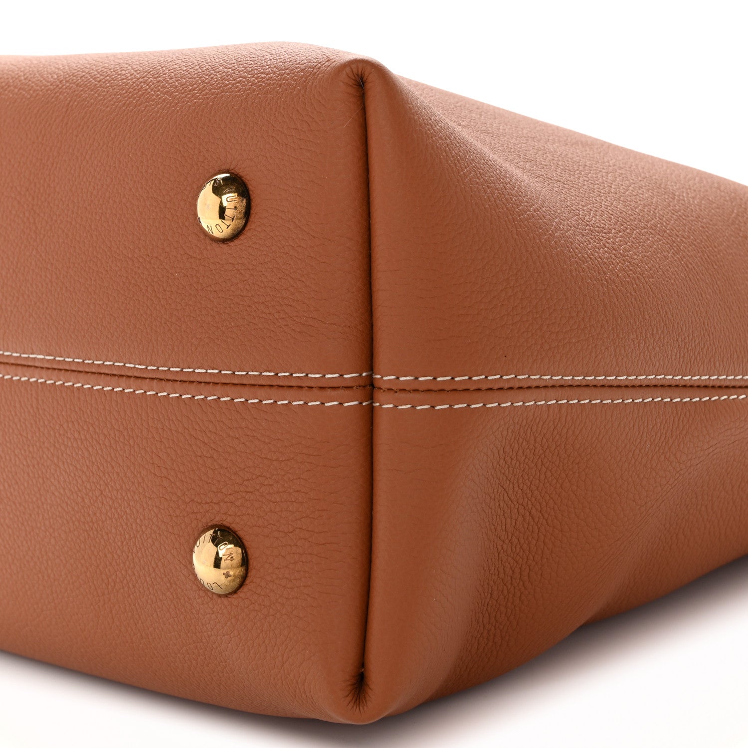 Louis Vuitton Grained Calfskin Low Key Hobo PM Cognac 9 of 9