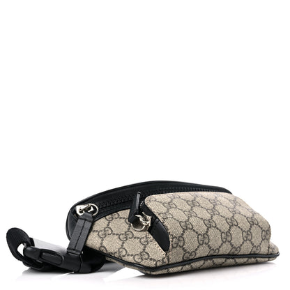 Gucci GG Supreme Monogram Belt Bag Black 3 of 9