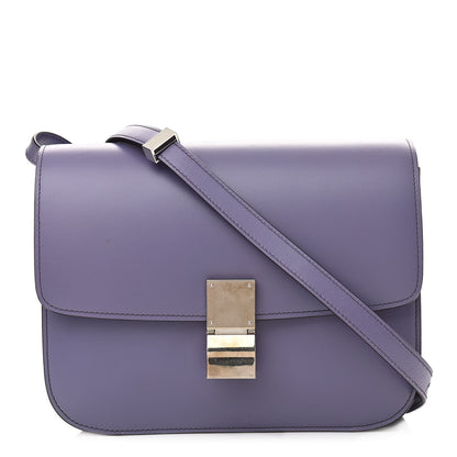 Celine Box Calfskin Medium Classic Box Flap Bag Amethyst 1 of 12