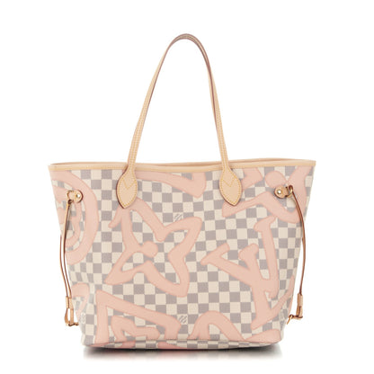 Louis Vuitton Damier Azur Tahitienne Neverfull MM 1 of 8