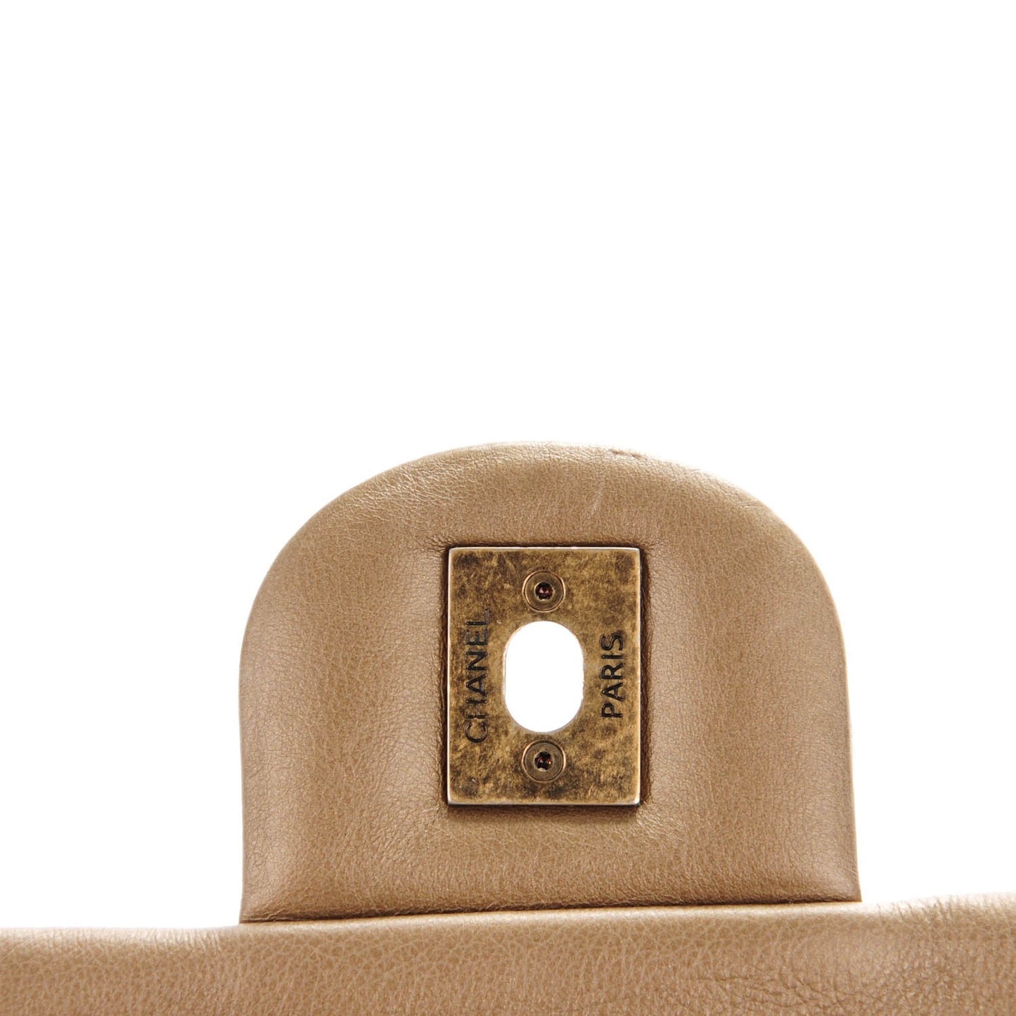 Calfskin CC Crown Small Flap Gold