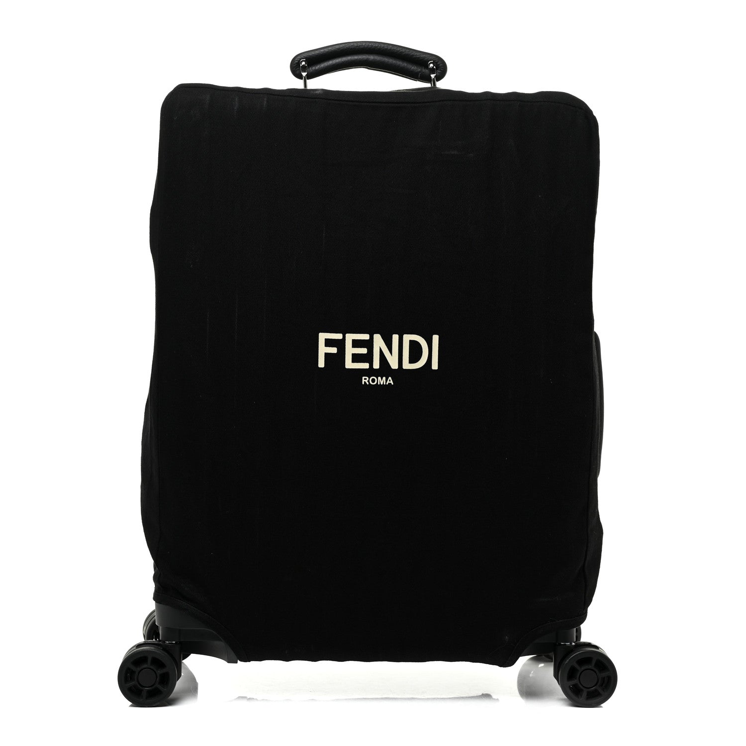 Fendi X RIMOWA Aluminum FF Print Roll Away Carry On Luggage Black 13 of 24