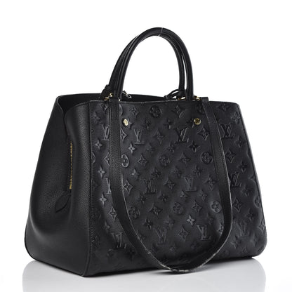 Louis Vuitton Empreinte Montaigne GM Black 3 of 31