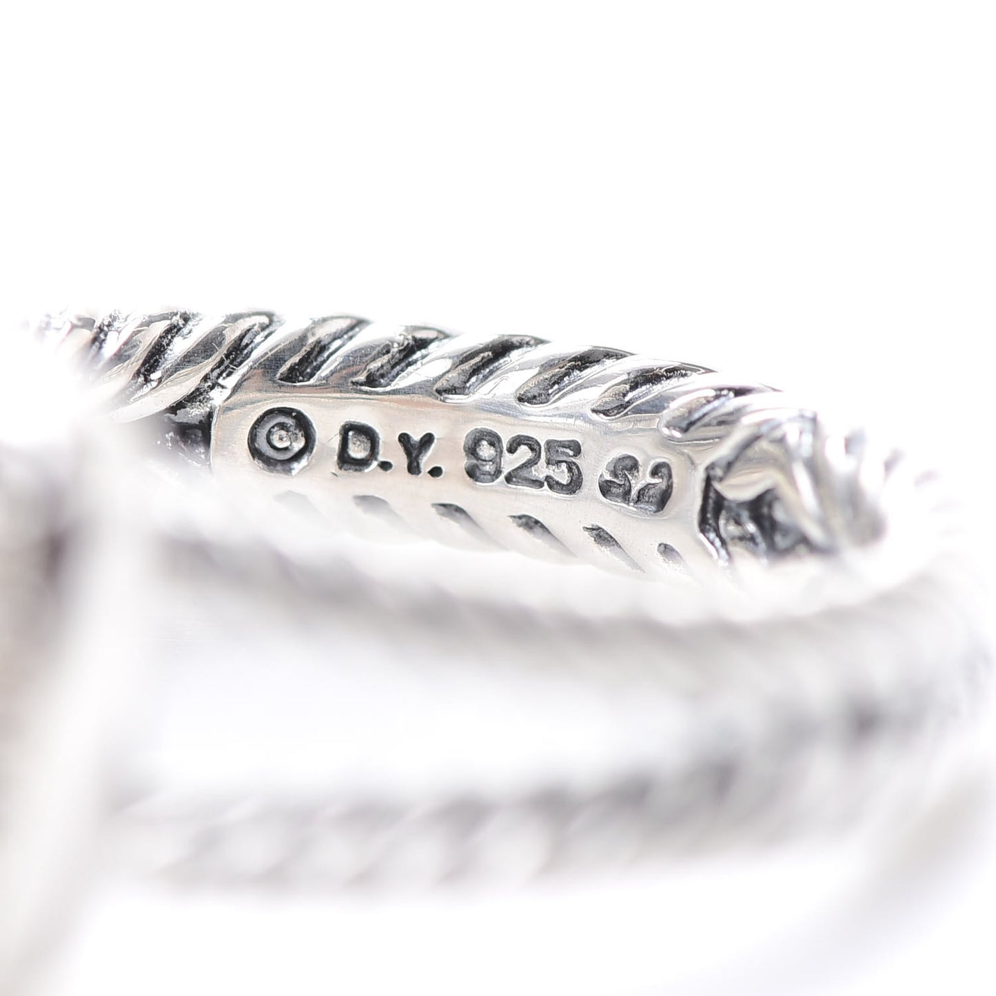 Sterling Silver Diamond Prasiolite 7mm Petite Albion Ring 51 5.75