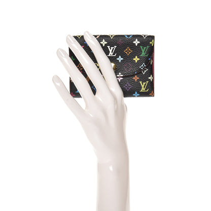 Louis Vuitton Monogram Multicolor Business Card Holder Black Grenade 2 of 6