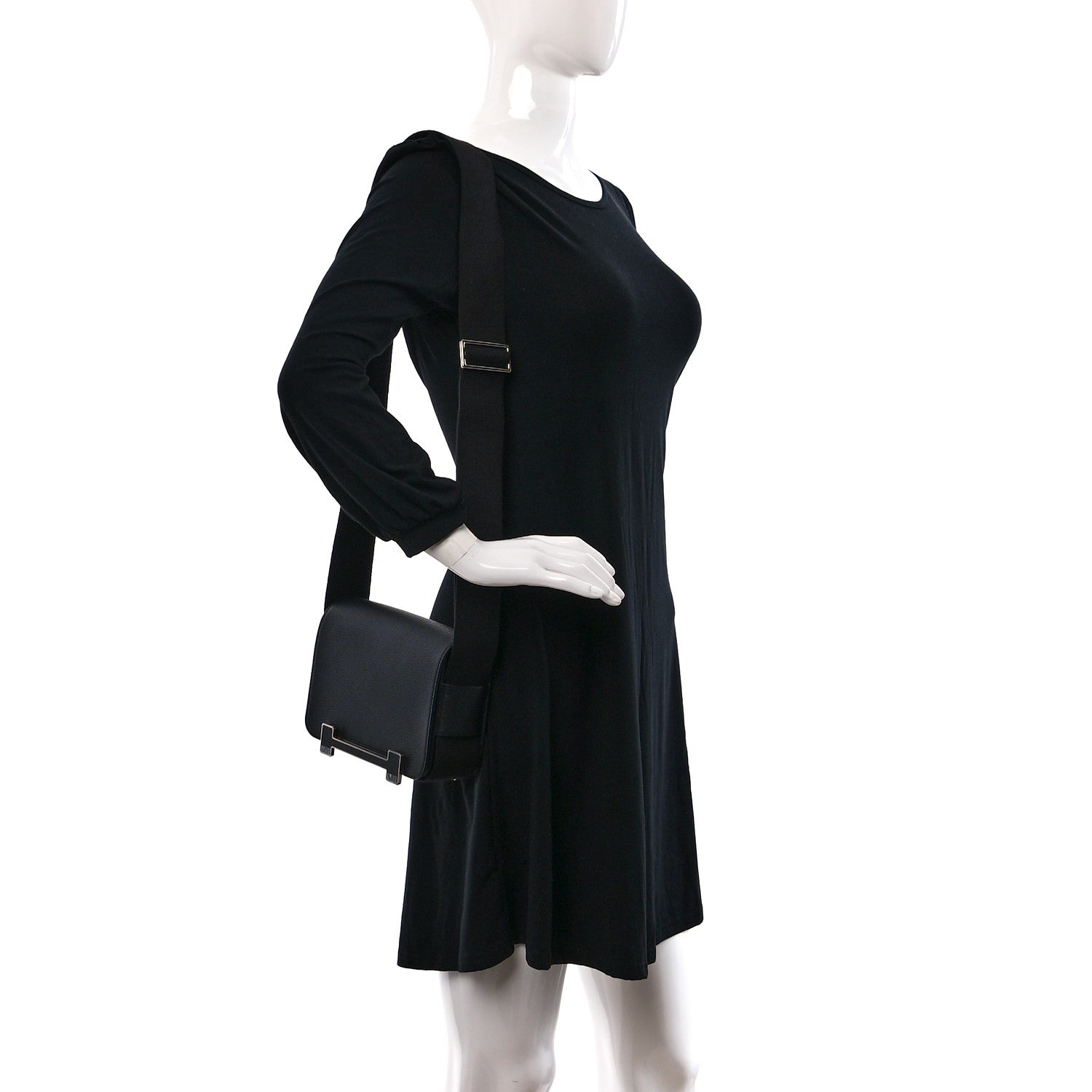 Hermes Chevre Mysore Geta Black 2 of 10