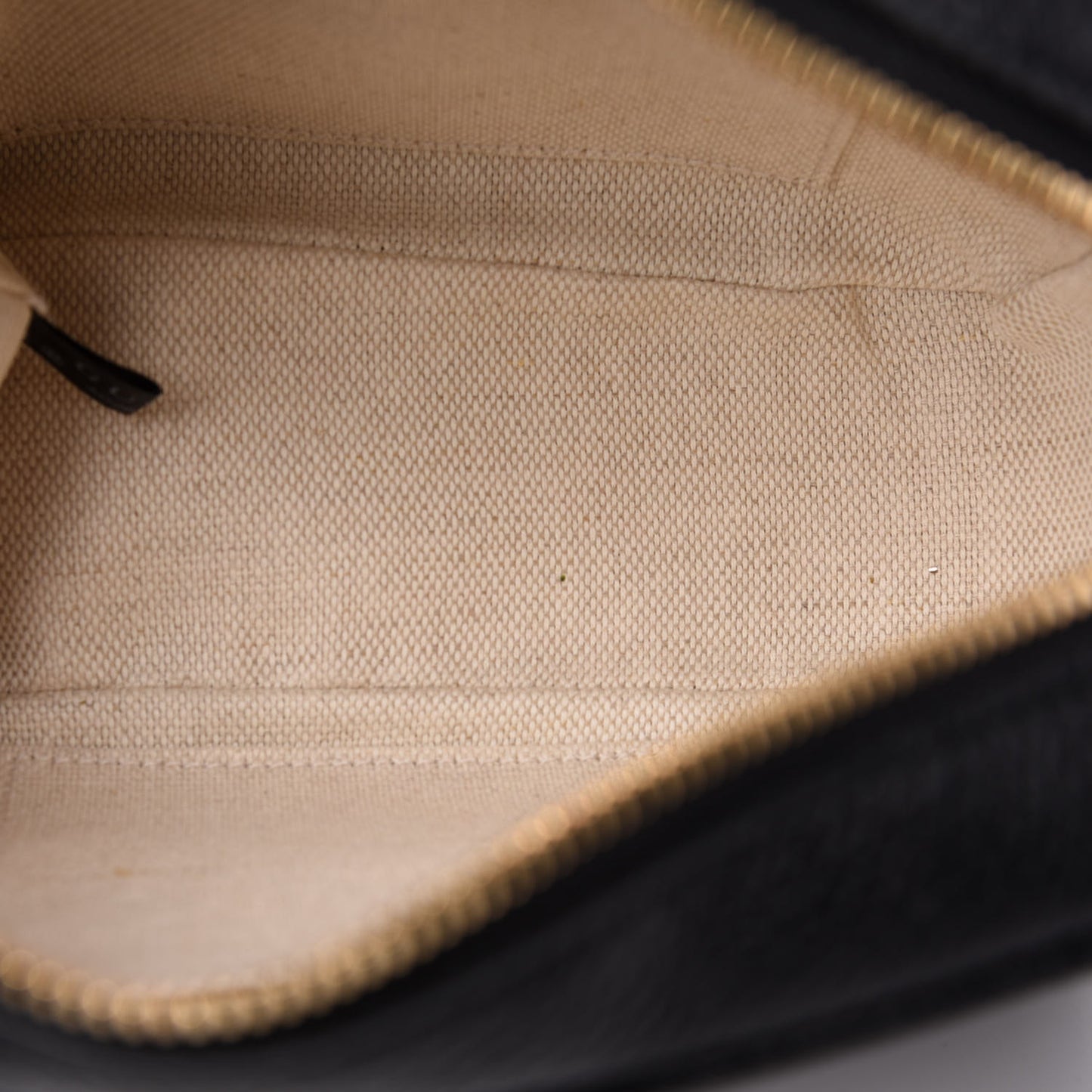 Pebbled Calfskin Small Soho Disco Bag Black