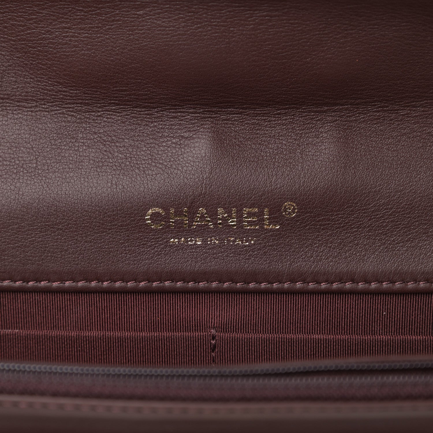 Chanel Patent Quilted Golden Class Wallet on Chain WOC Burgundy 6 of 11