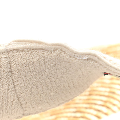 Gucci Raffia Logo Visor L Ivory Black 10 of 11