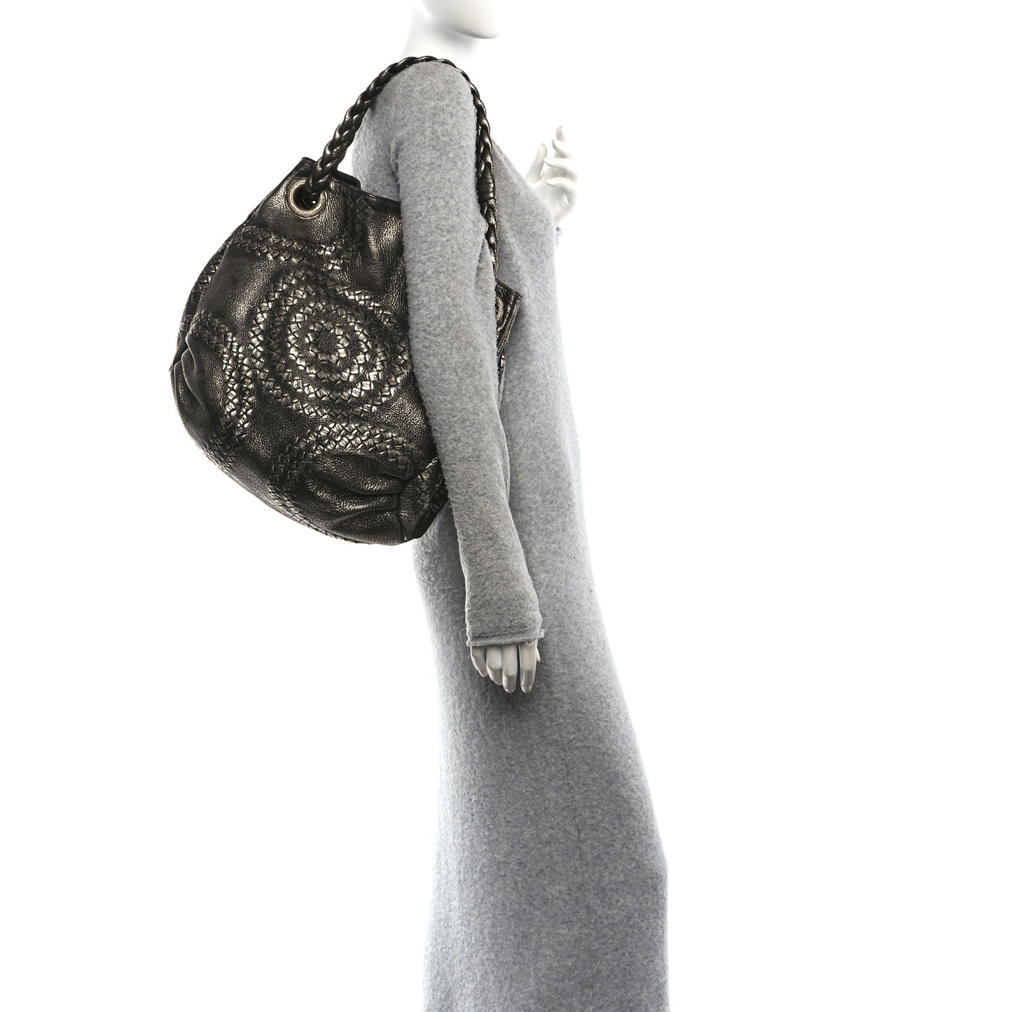 Metallic Cervo Illusion Hobo Bronze