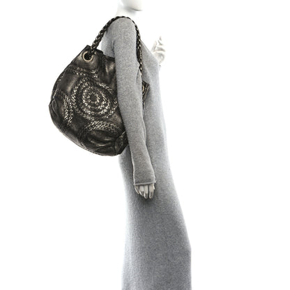 Bottega Veneta Metallic Cervo Illusion Hobo Bronze 2 of 14