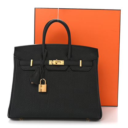Hermes Togo Birkin 25 Black 16 of 16