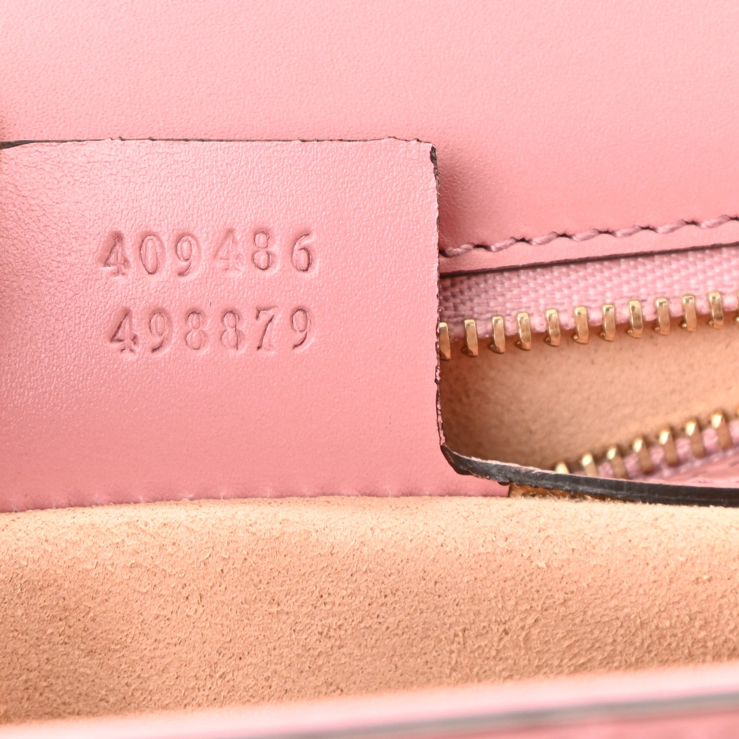 Gucci Guccissima Signature Medium Padlock Shoulder Bag Rose Baby Candy 7 of 10