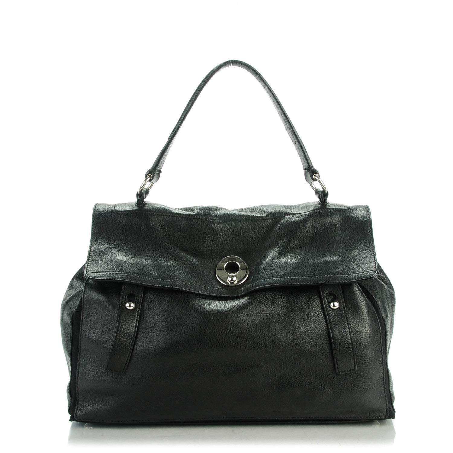 Saint Laurent Calfskin Large Muse Two Black 1 of 7