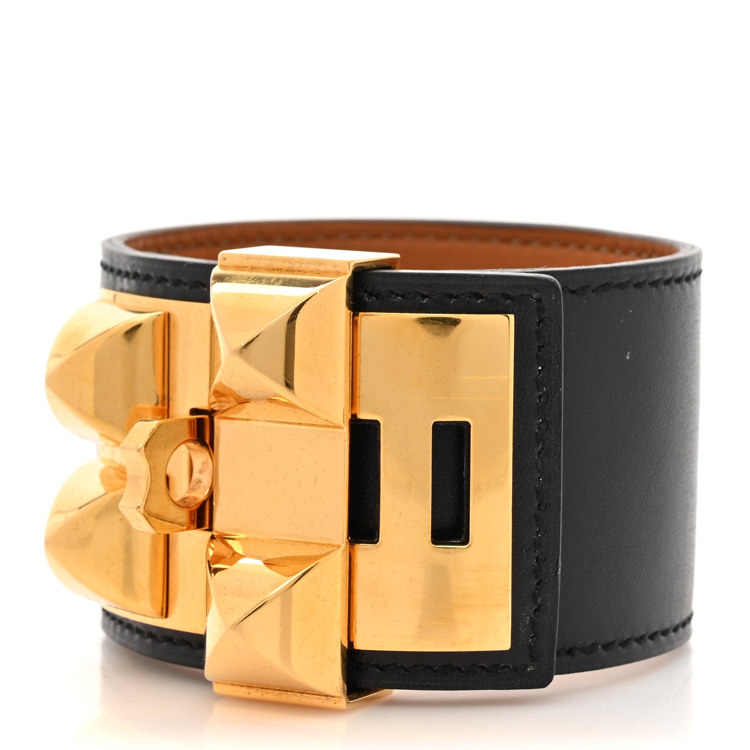 Hermes Box Collier de Chien CDC Bracelet L Black 3 of 8