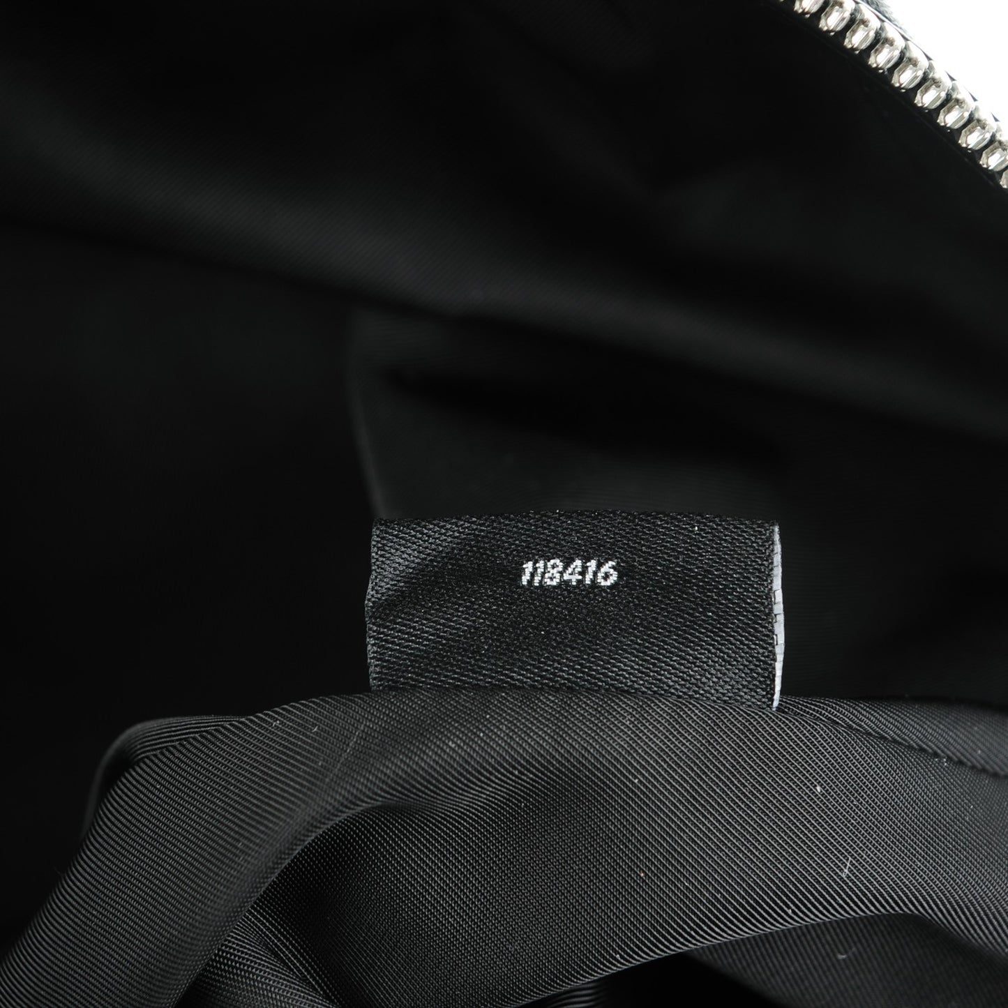 Pebbled Calfskin Small Emile Black