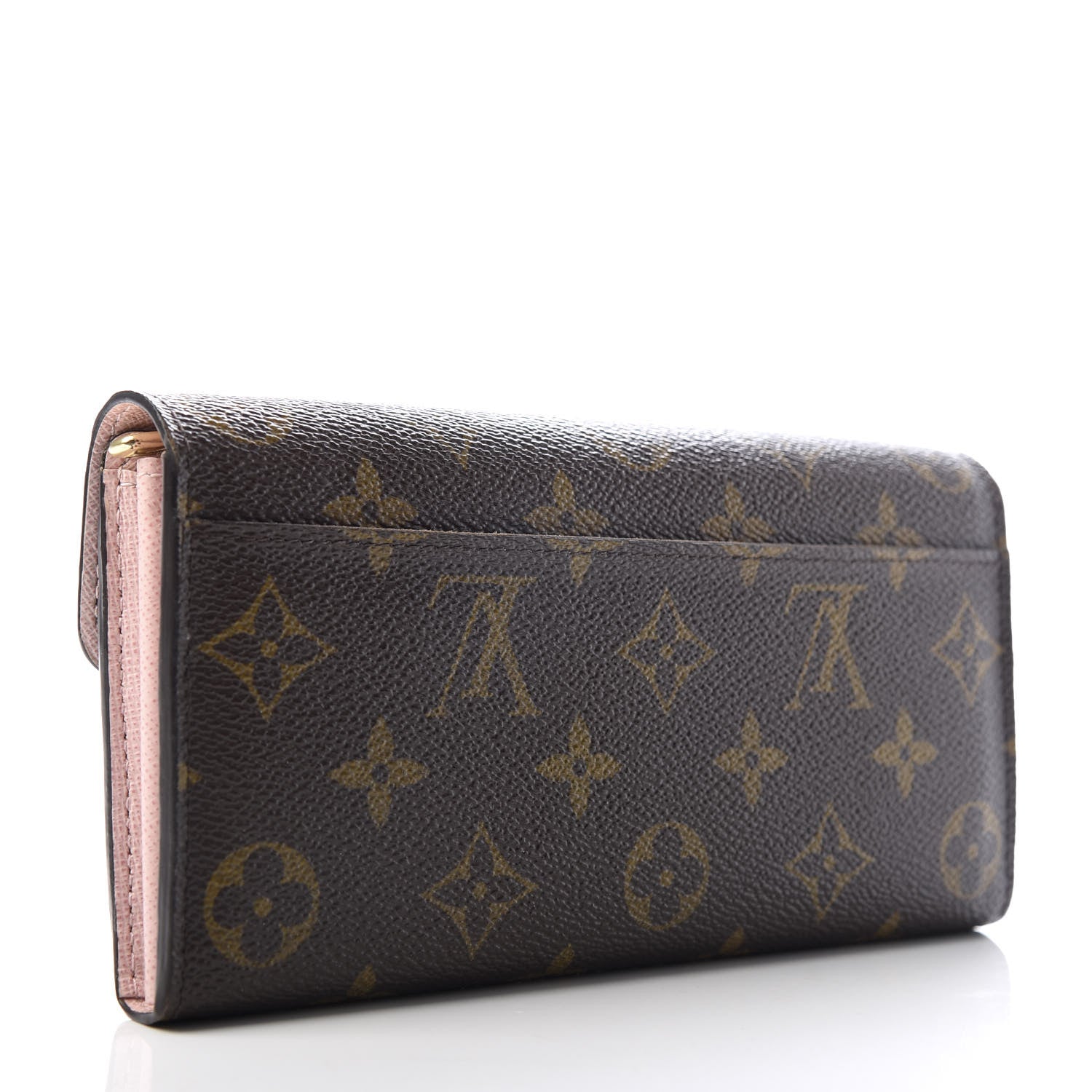 Louis Vuitton Monogram Sarah Wallet NM Rose Ballerine 3 of 8