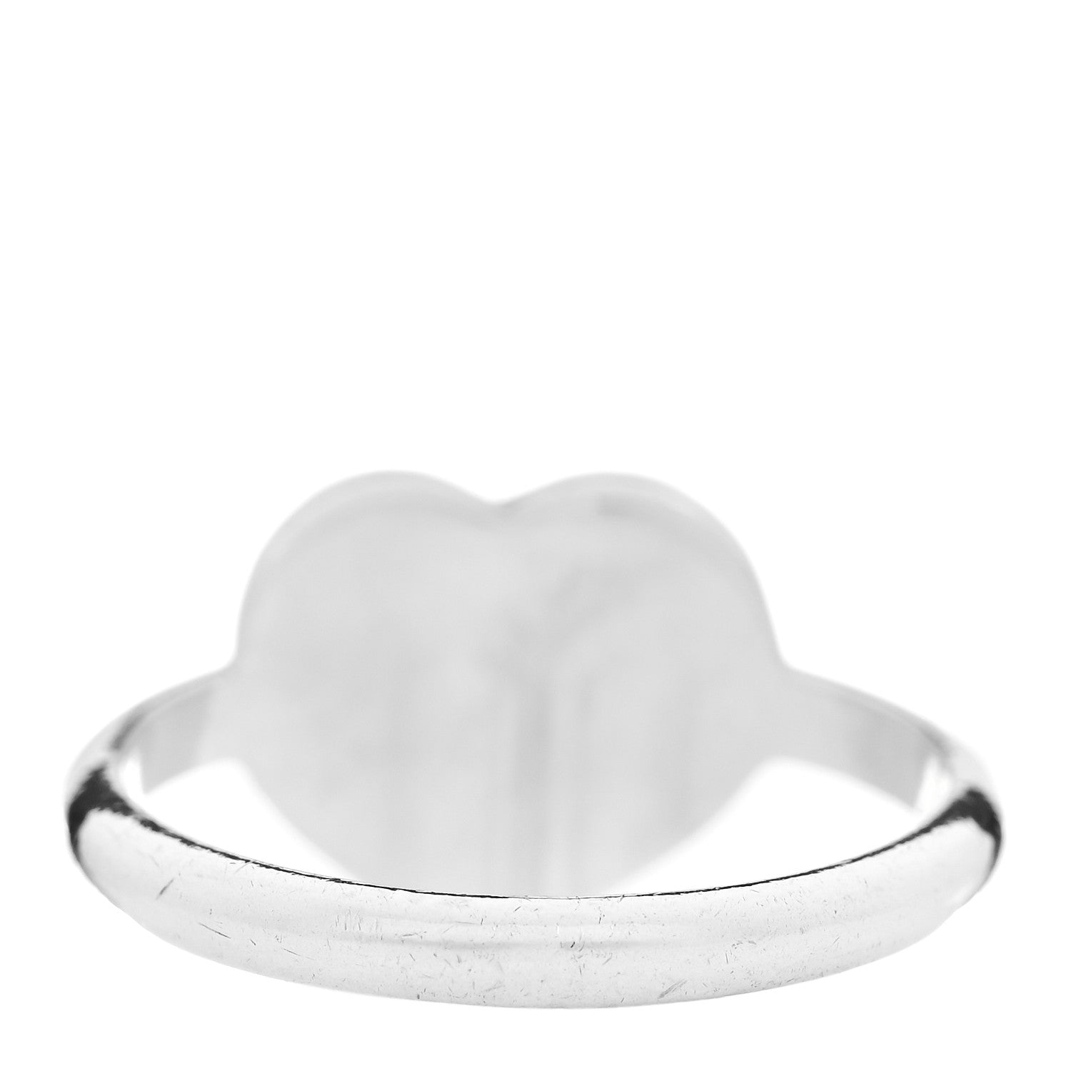 Tiffany Sterling Silver Return to Tiffany Heart Ring 56 7.75 3 of 4