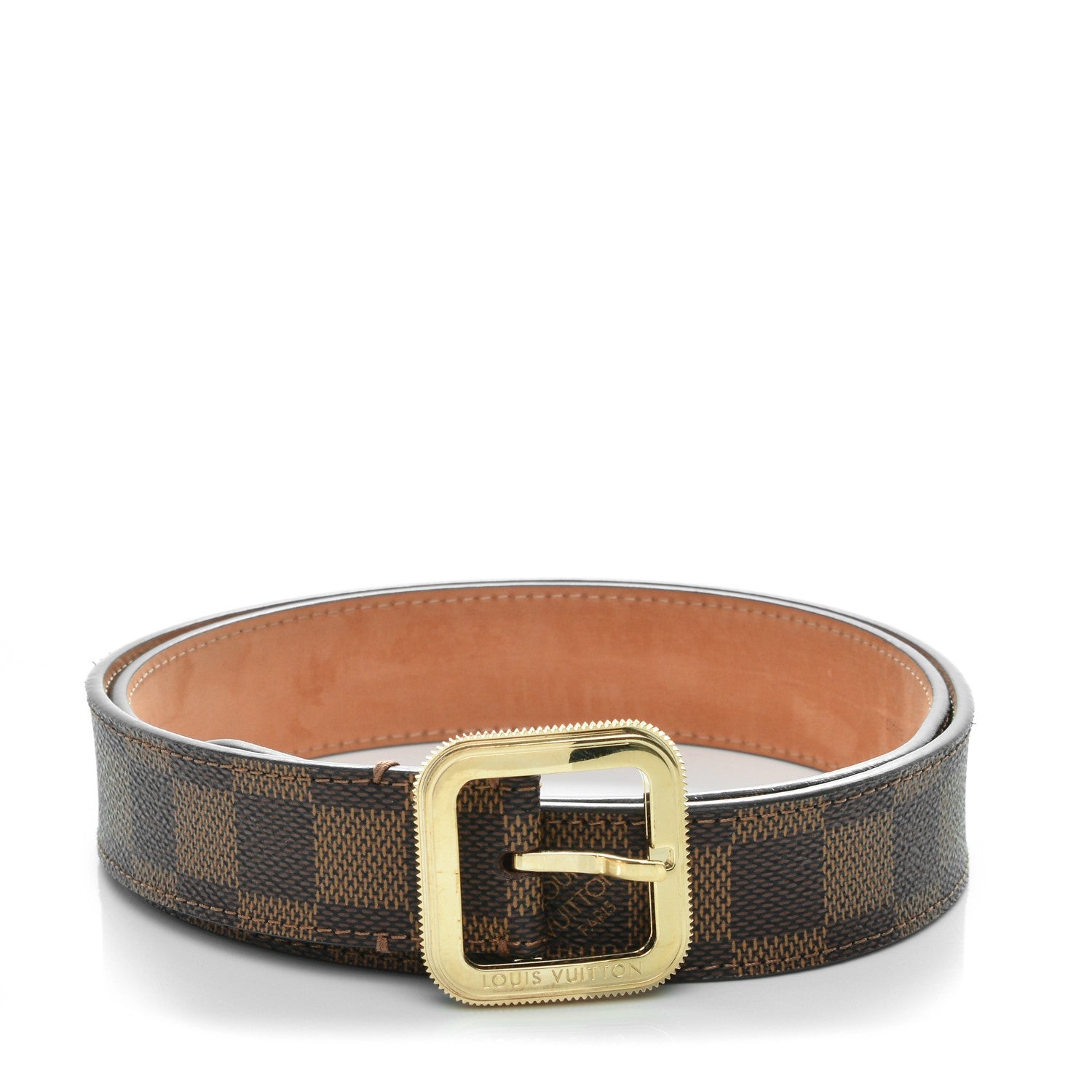 Louis Vuitton Damier Ebene Tresor Belt 90 36 1 of 8