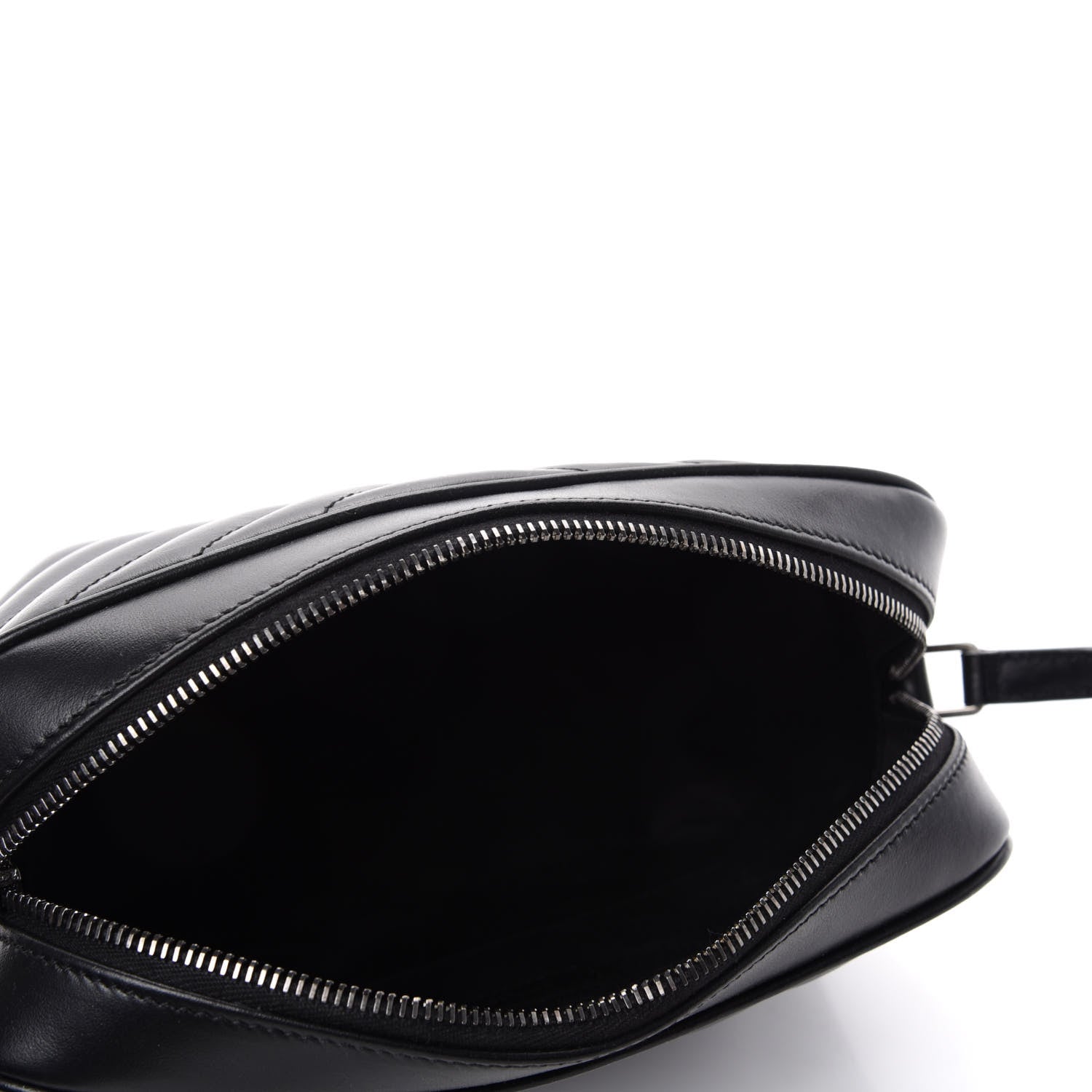 Saint Laurent Calfskin Matelasse Monogram Lou Camera Bag Black 5 of 10
