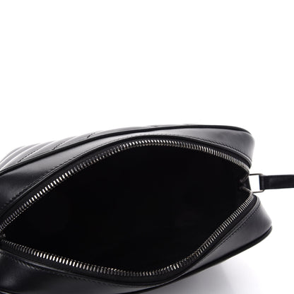 Saint Laurent Calfskin Matelasse Monogram Lou Camera Bag Black 5 of 10