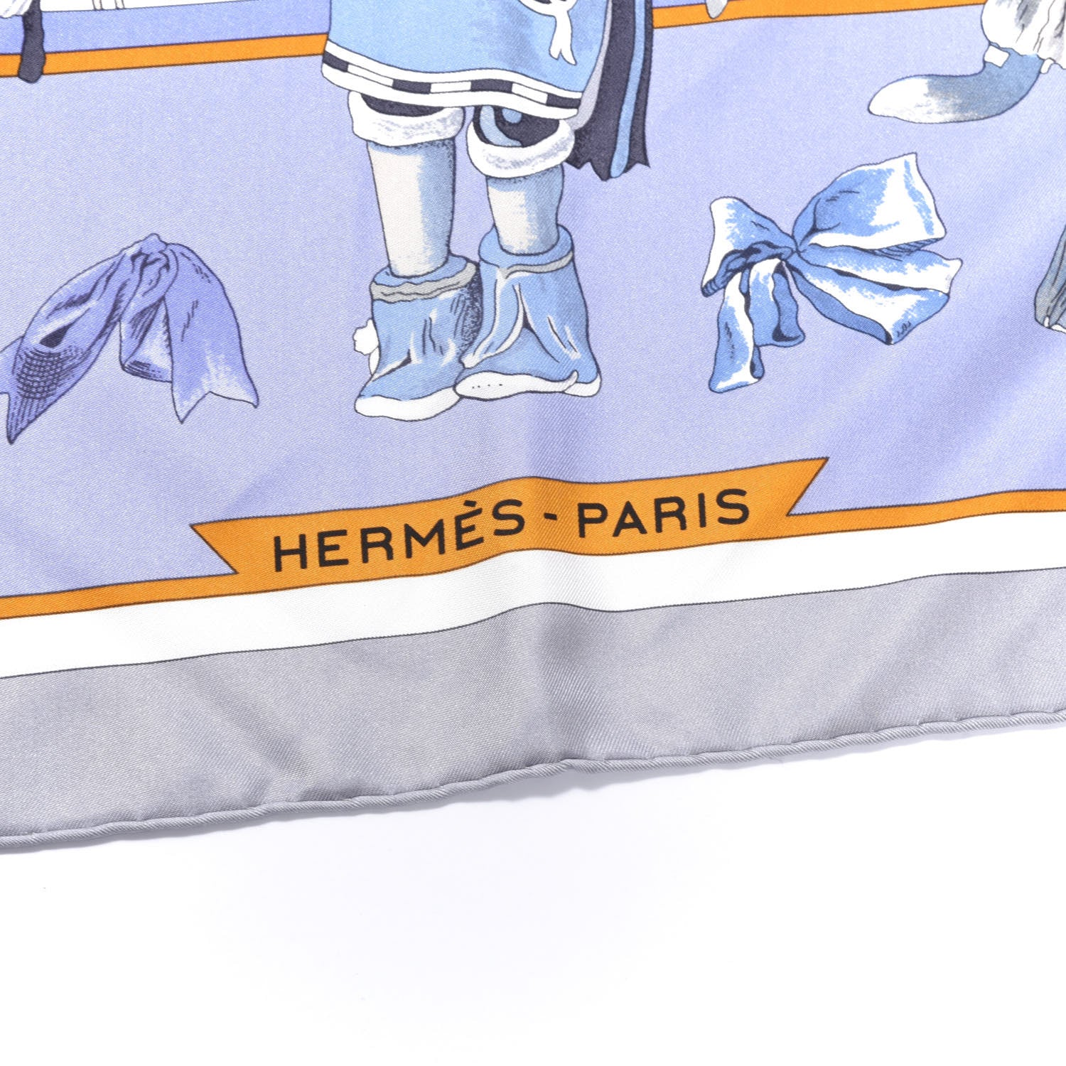 Hermes Silk Kachinas Giant Pointe Triangle Scarf Vert Mauve Gris 4 of 6
