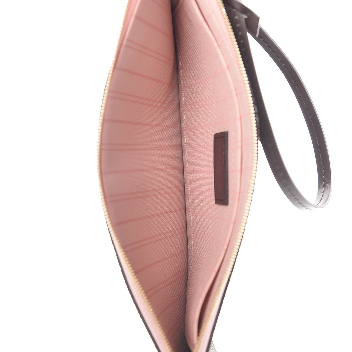 Louis Vuitton Damier Ebene Neverfull MM GM Pochette Rose Ballerine 5 of 8