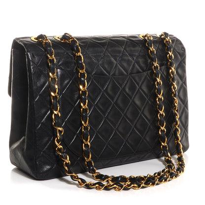 Chanel Lambskin XL Jumbo Flap Black 3 of 10