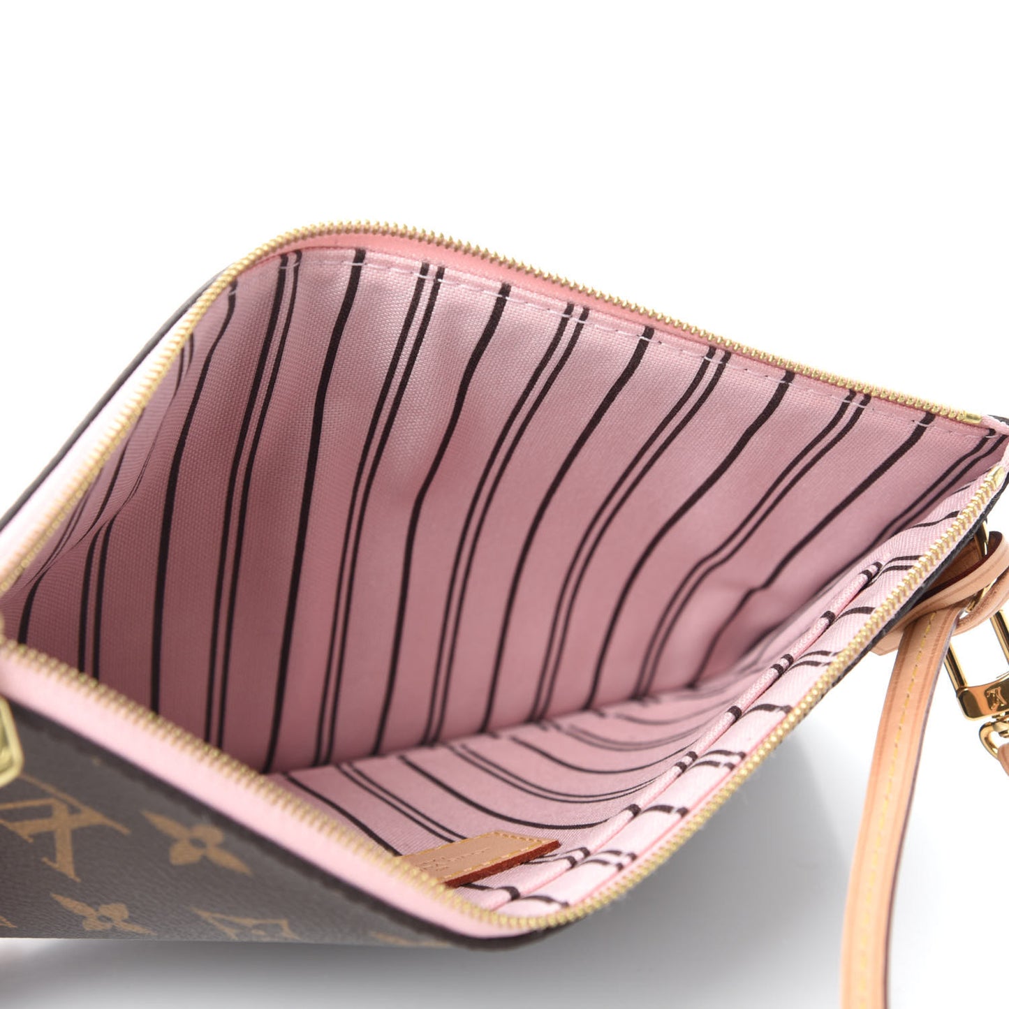 Monogram Neverfull MM GM Pochette Rose Ballerine
