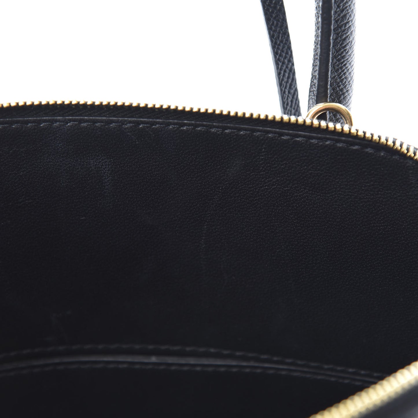 Grained Calfskin Print Graffiti S Ville Top Handle Bag Black Bleu Violet