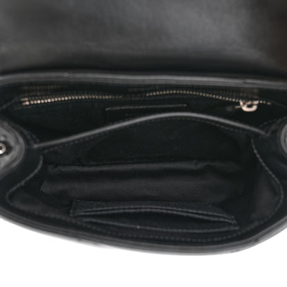 Saint Laurent Calfskin Y Quilted Monogram Toy Loulou Crossbody Bag Black 5 of 10