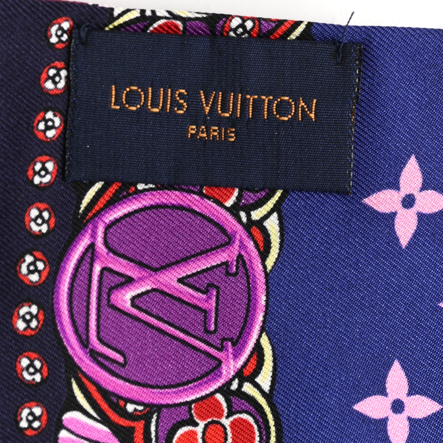 Louis Vuitton Silk Monogram World Of Love Bandeau Rose 3 of 3