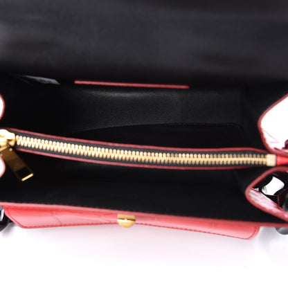 Marc Jacobs Calfskin Crocodile Embossed Uptown Shoulder Bag Flame 5 of 10