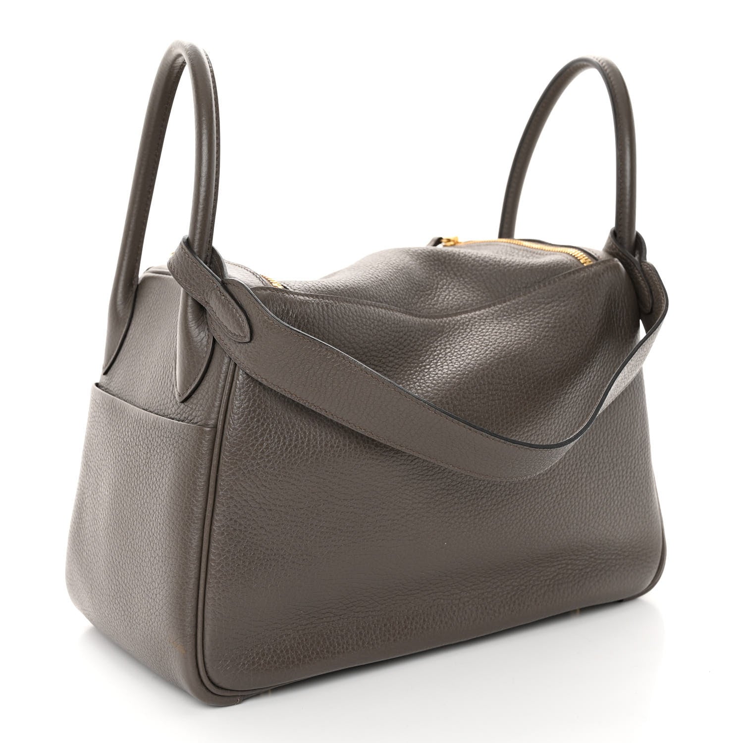 Hermes Taurillon Clemence Lindy 30 Etain 3 of 11