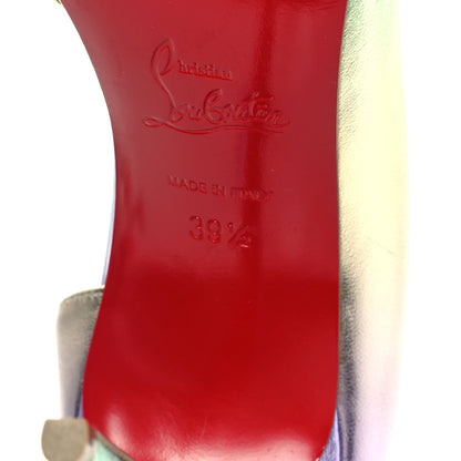 Christian Louboutin Iridescent Nappa Lam Licorne Iriza 100 Pumps 39.5 Multicolor 7 of 11