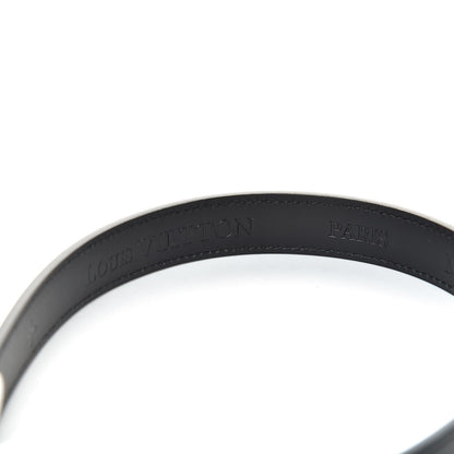 Louis Vuitton Calfskin 20mm Passion Belt 75 30 Black Yellow 5 of 6