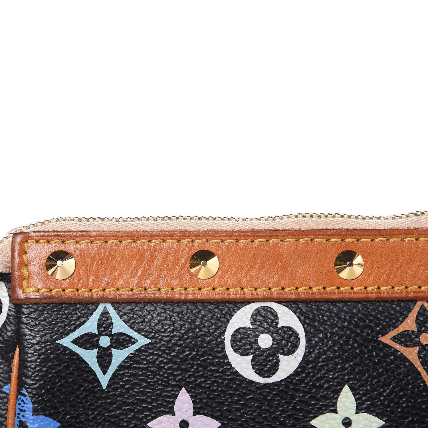 Louis Vuitton Monogram Multicolor Pochette Accessories Black 11 of 12