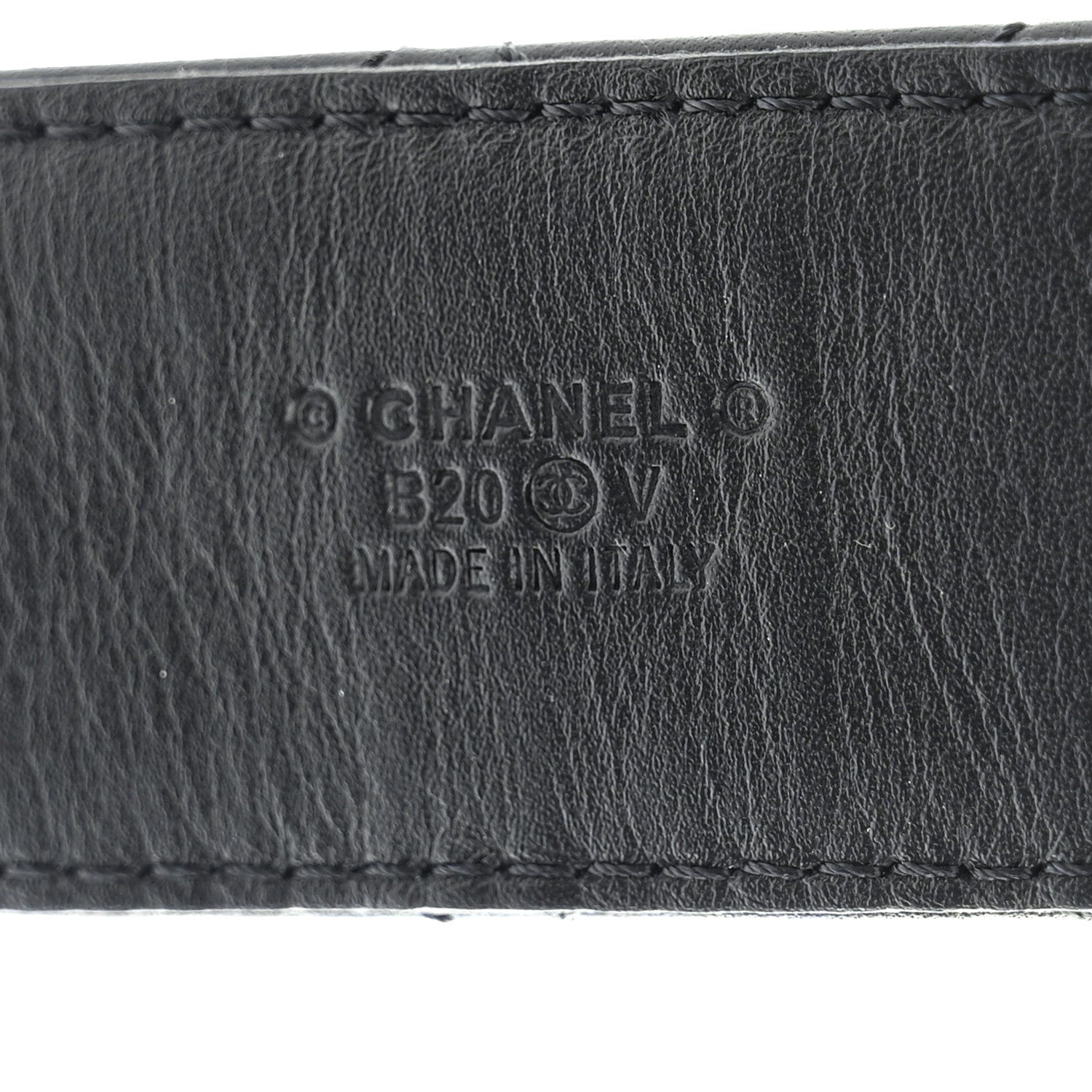 Chanel Lambskin Quilted CC Chain Belt 90 36 Black 5 of 7